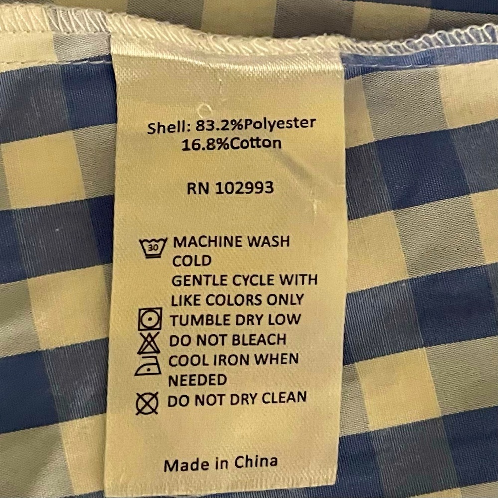 Thakoon Collective Blue Gingham Dress - Picture 15 of 16